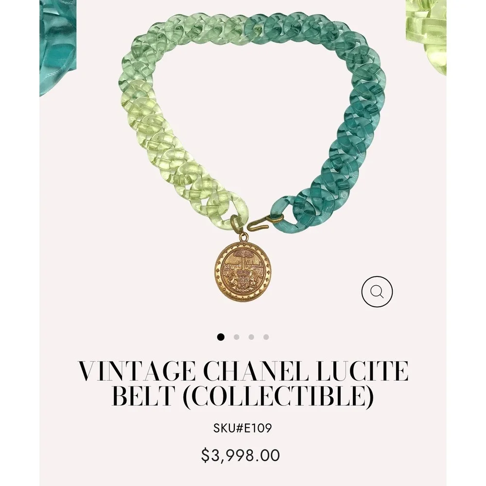 Chanel Medallion Pendant Womens Gold Plated Vintage Crest Logo Made France